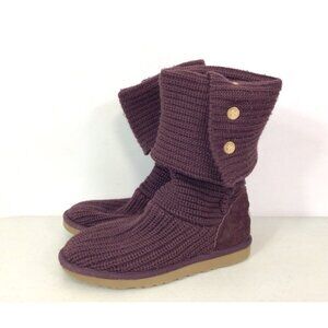 UGG Cardy Knit Boots Womens 8